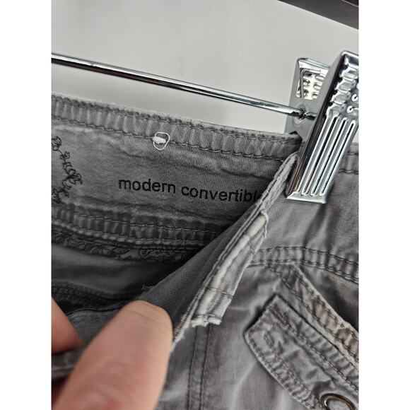 Vtg Sonoma Life + Style Womens Sz 16 Cargo Pants Light Gray Straight Leg - Picture 4 of 5